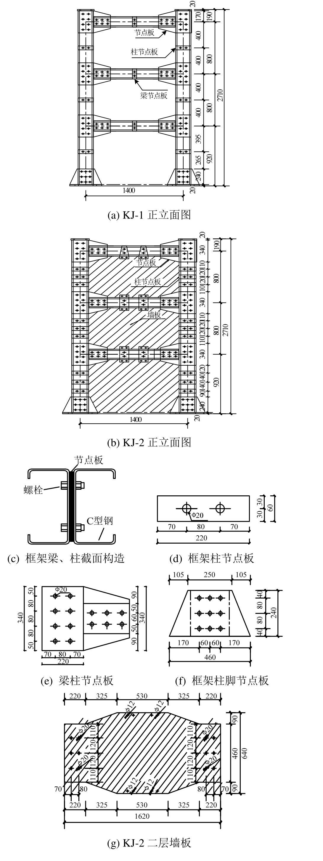 內填鋼板墻雙肢冷軋C型鋼框架抗震性能